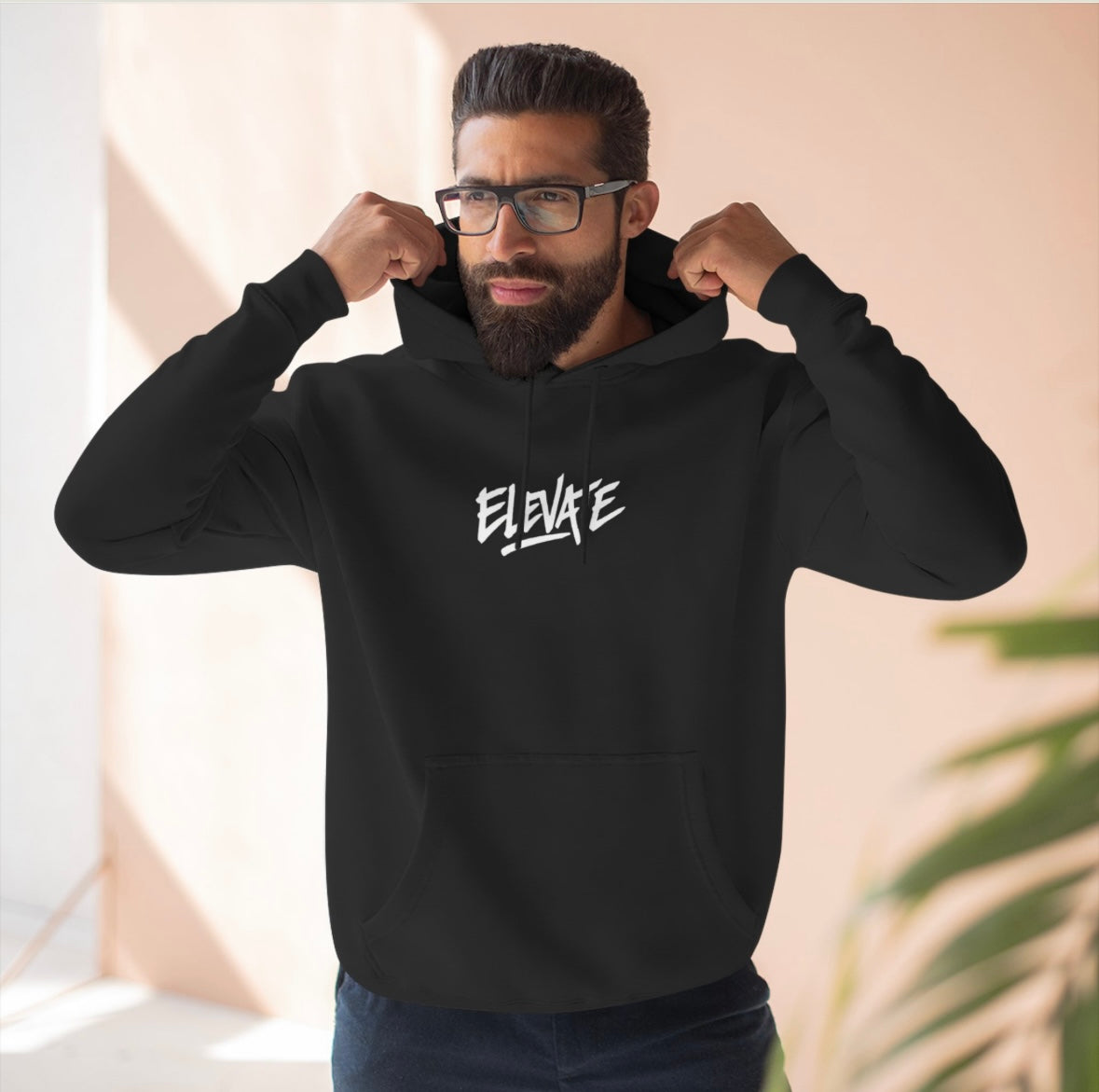 Elevate Three-Panel Fleece Hoodie